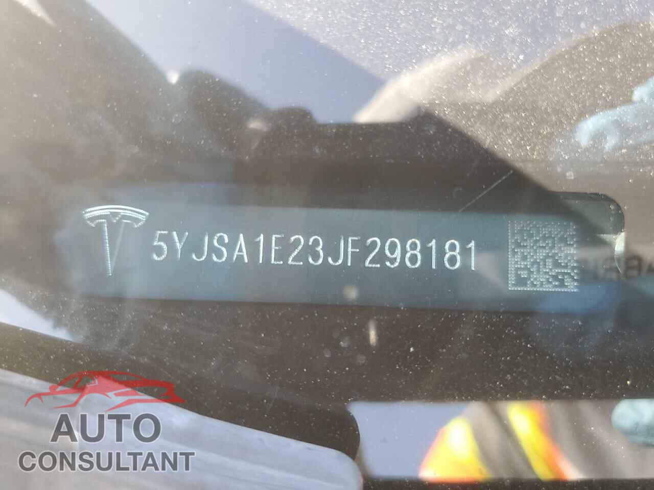 TESLA MODEL S 2018 - 5YJSA1E23JF298181
