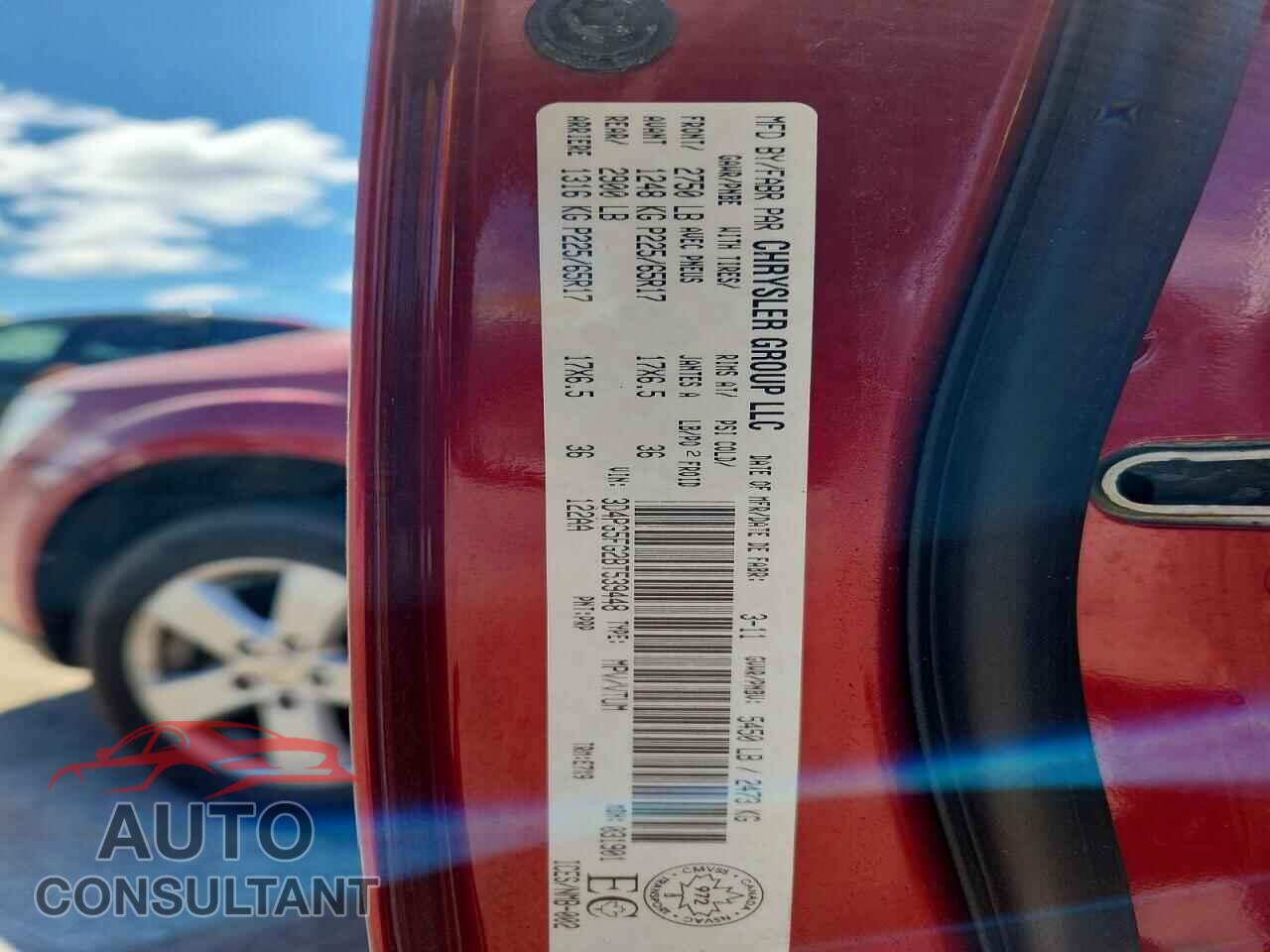 DODGE JOURNEY 2011 - 3D4PG5FG2BT539448