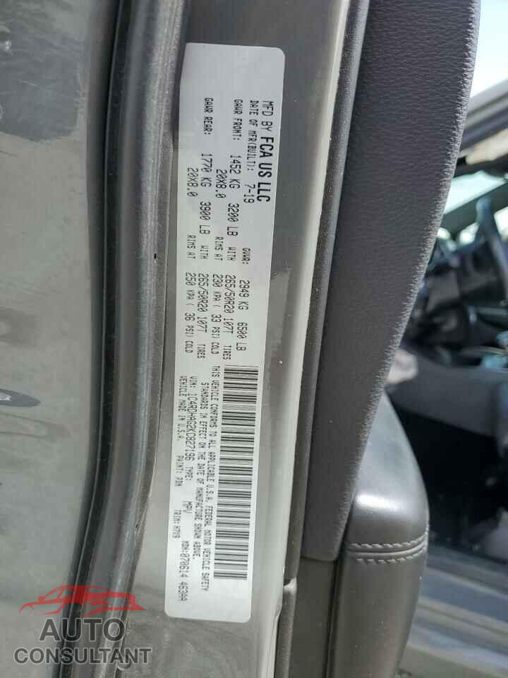 DODGE DURANGO 2019 - 1C4RDHAG2KC827196