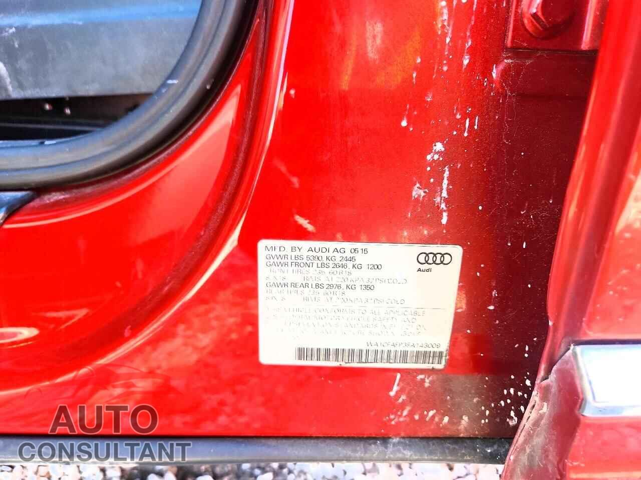 AUDI Q5 2015 - WA1CFAFP3FA143009