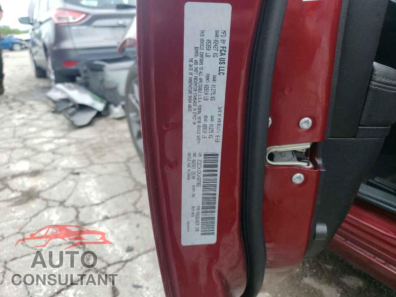 DODGE CHARGER 2018 - 2C3CDXJGXJH337962