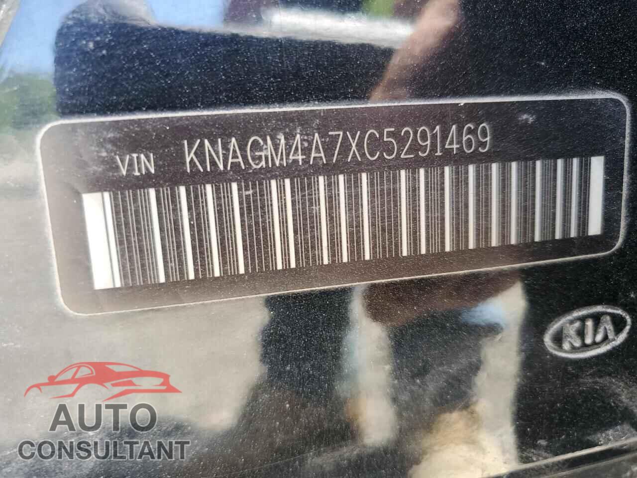 KIA OPTIMA 2012 - KNAGM4A7XC5291469