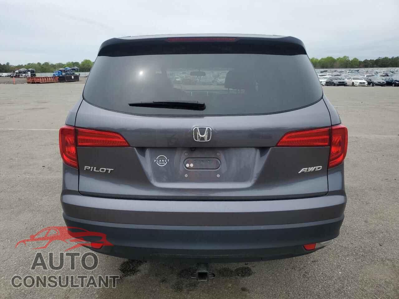 HONDA PILOT 2017 - 5FNYF6H18HB070005