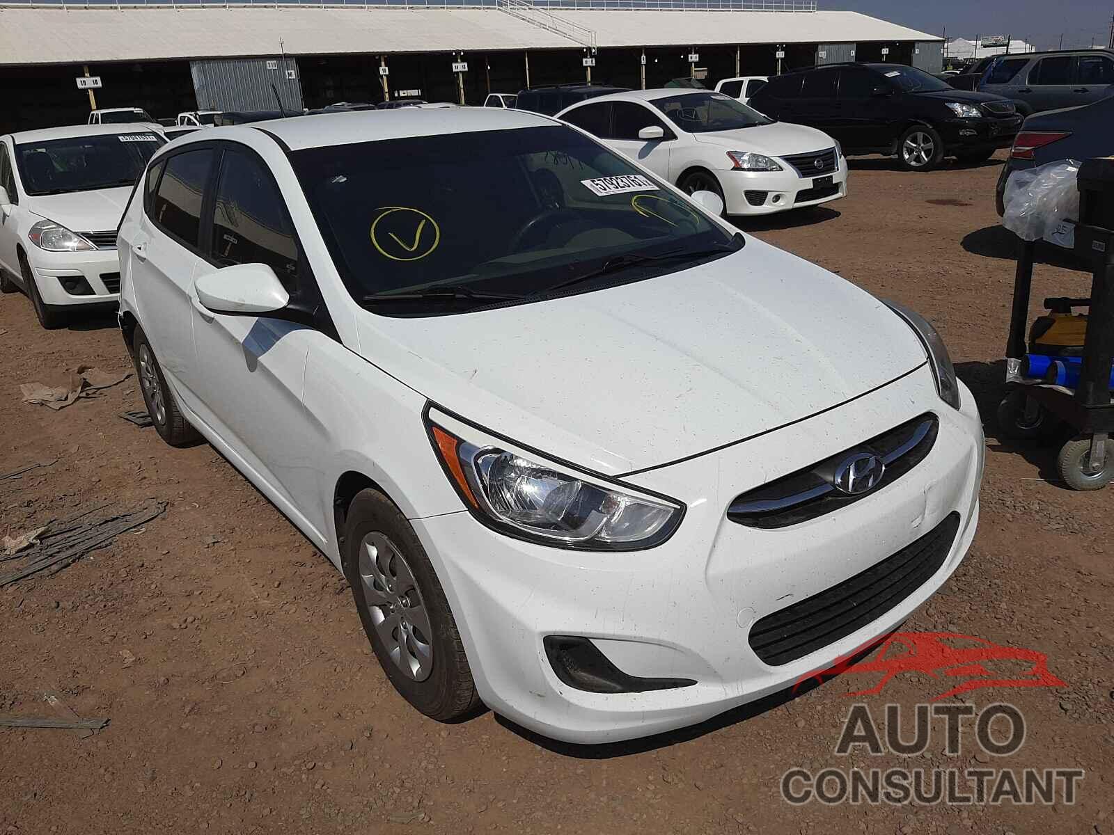 HYUNDAI ACCENT 2017 - KMHCT5AE8HU301112