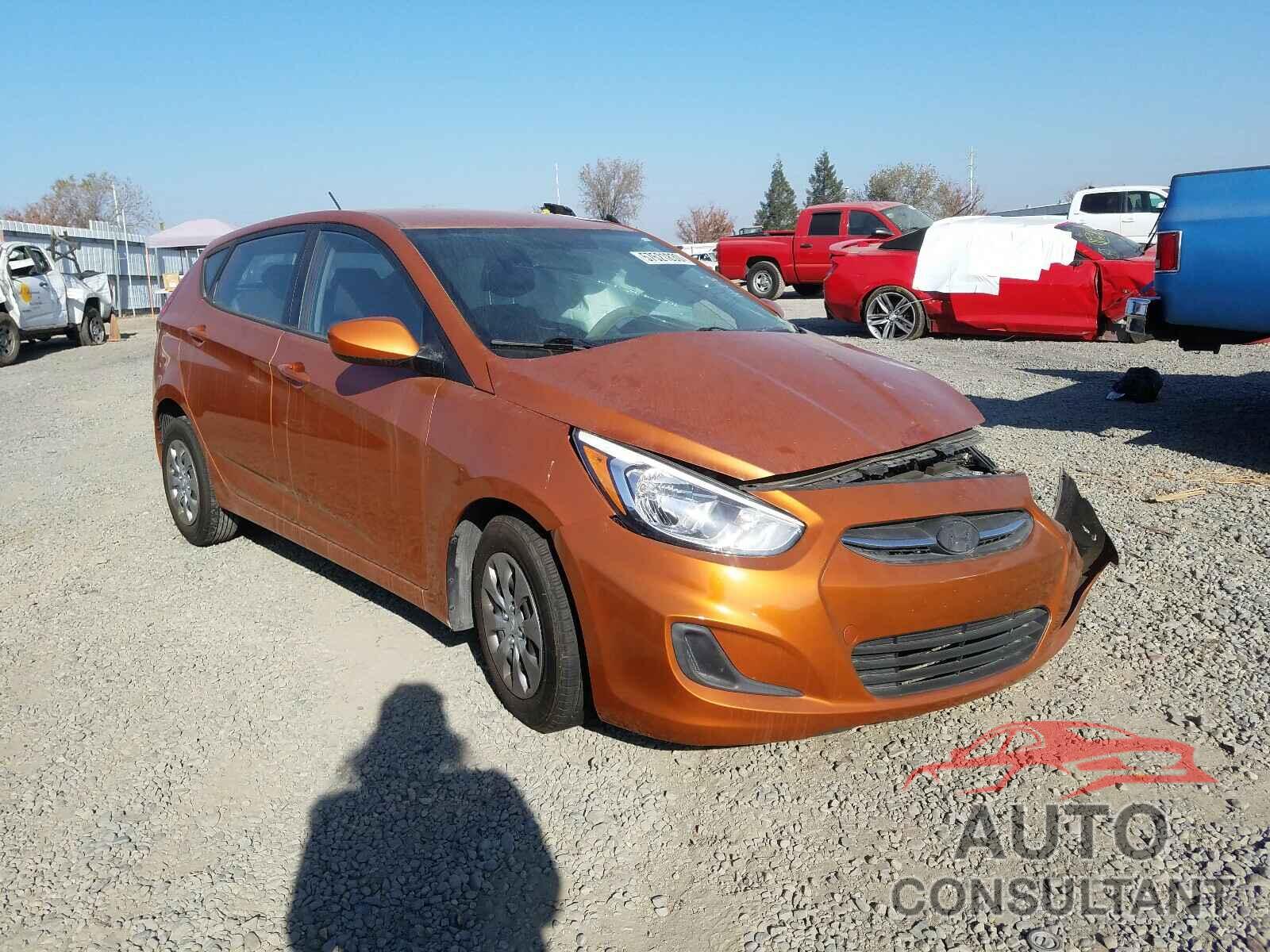 HYUNDAI ACCENT 2017 - KMHCT5AE6HU300444
