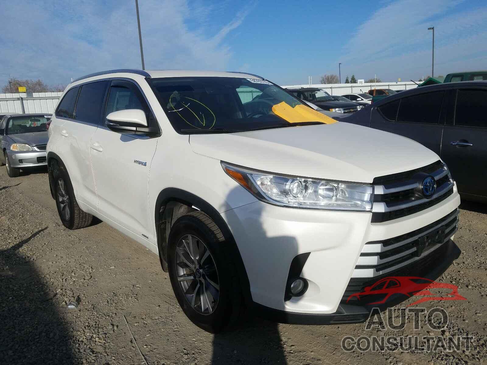 TOYOTA HIGHLANDER 2017 - 5TDJGRFH7HS027383
