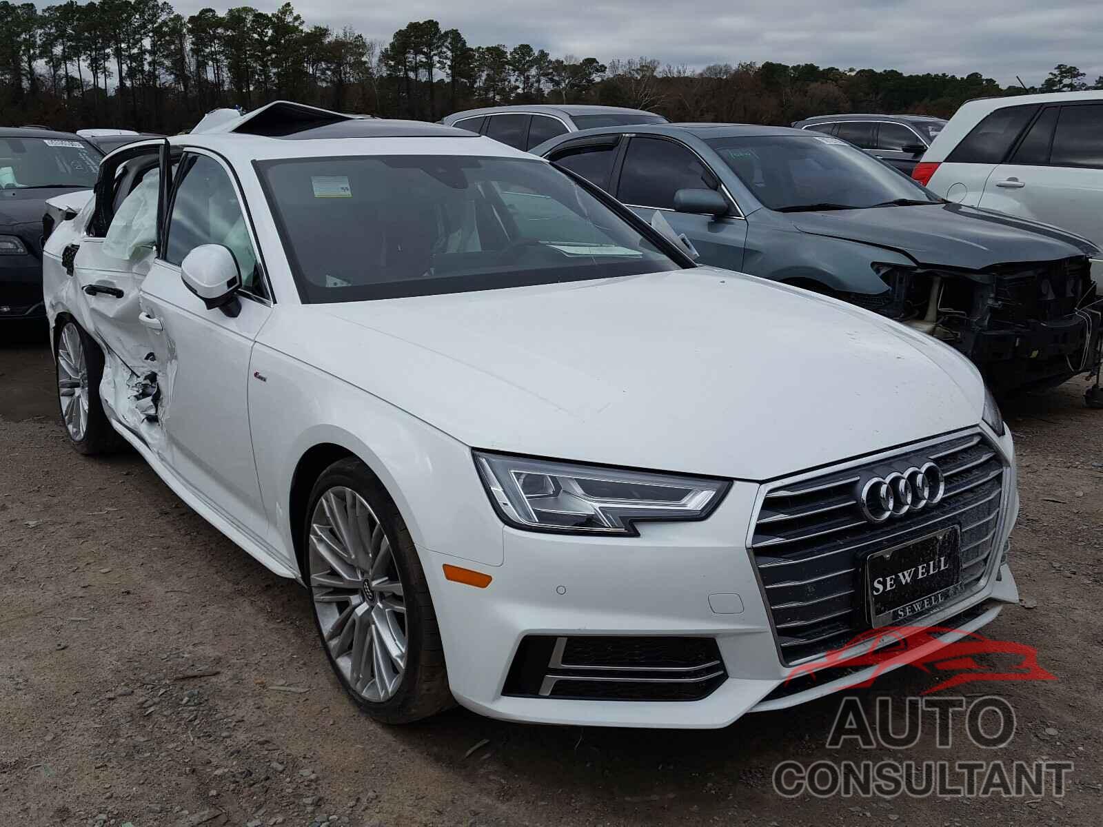 AUDI A4 2018 - WAULMAF41JA100733