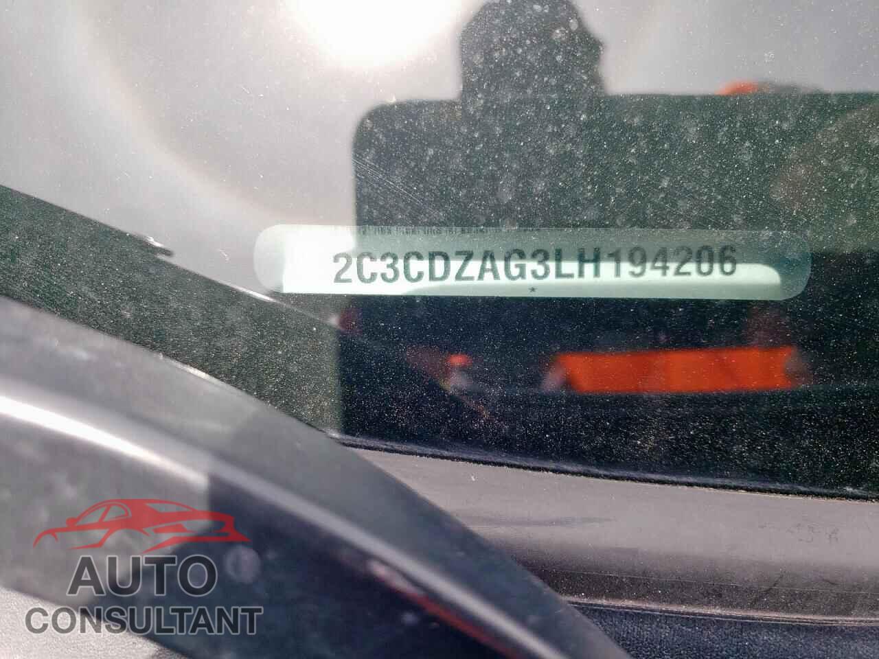 DODGE CHALLENGER 2020 - 2C3CDZAG3LH194206