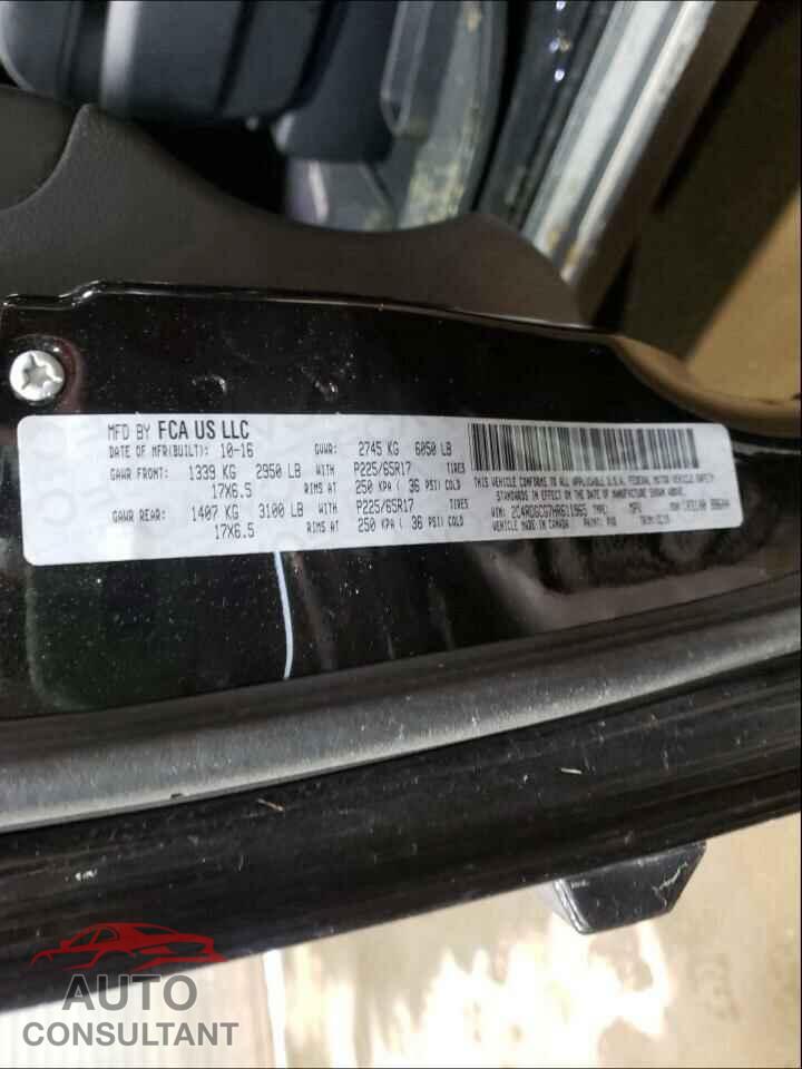 DODGE CARAVAN 2017 - 2C4RDGCG7HR611965