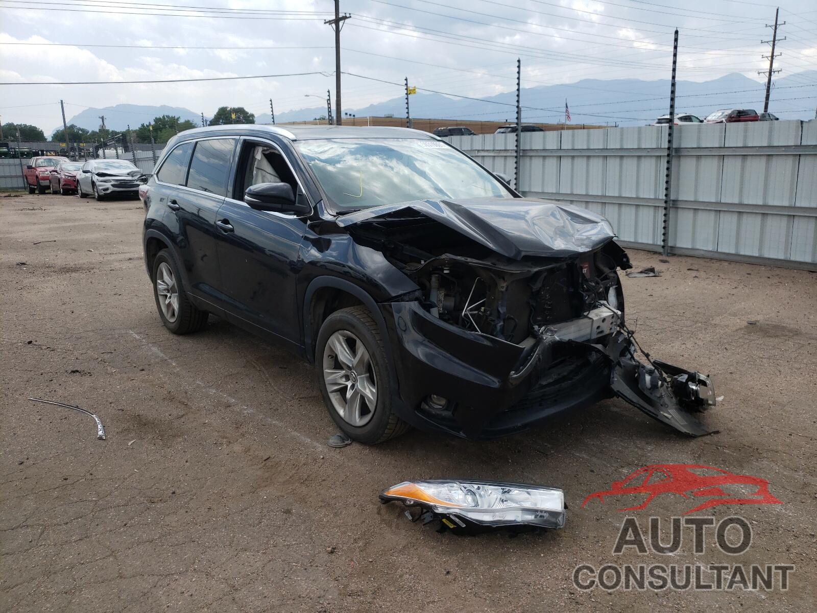 TOYOTA HIGHLANDER 2016 - 5TDYKRFH6GS126899