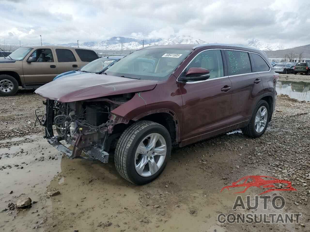 TOYOTA HIGHLANDER 2015 - 5TDDKRFH5FS220558