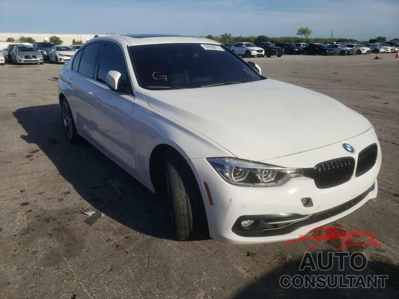 BMW 3 SERIES 2017 - WBA8B3G32HNU36262