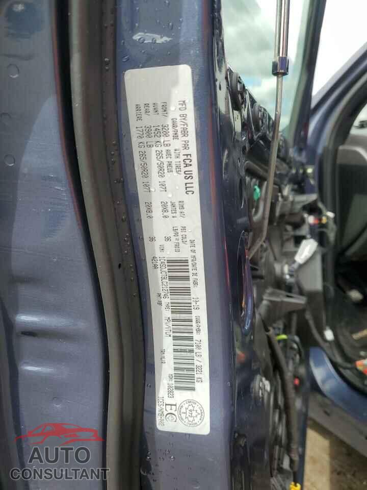 DODGE DURANGO 2020 - 1C4SDJCT9LC212746