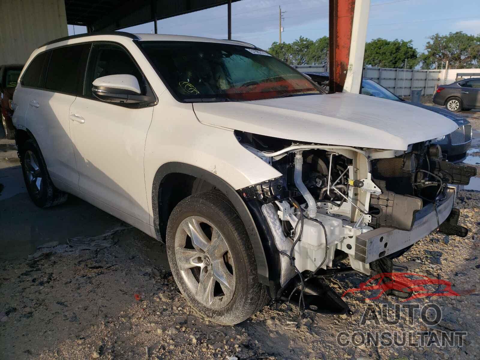 TOYOTA HIGHLANDER 2017 - 5TDYZRFHXHS216666