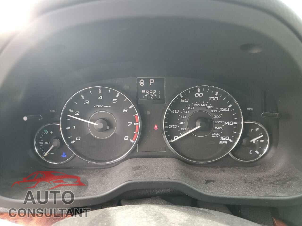 SUBARU OUTBACK 2012 - 4S4BRDLCXC2267386