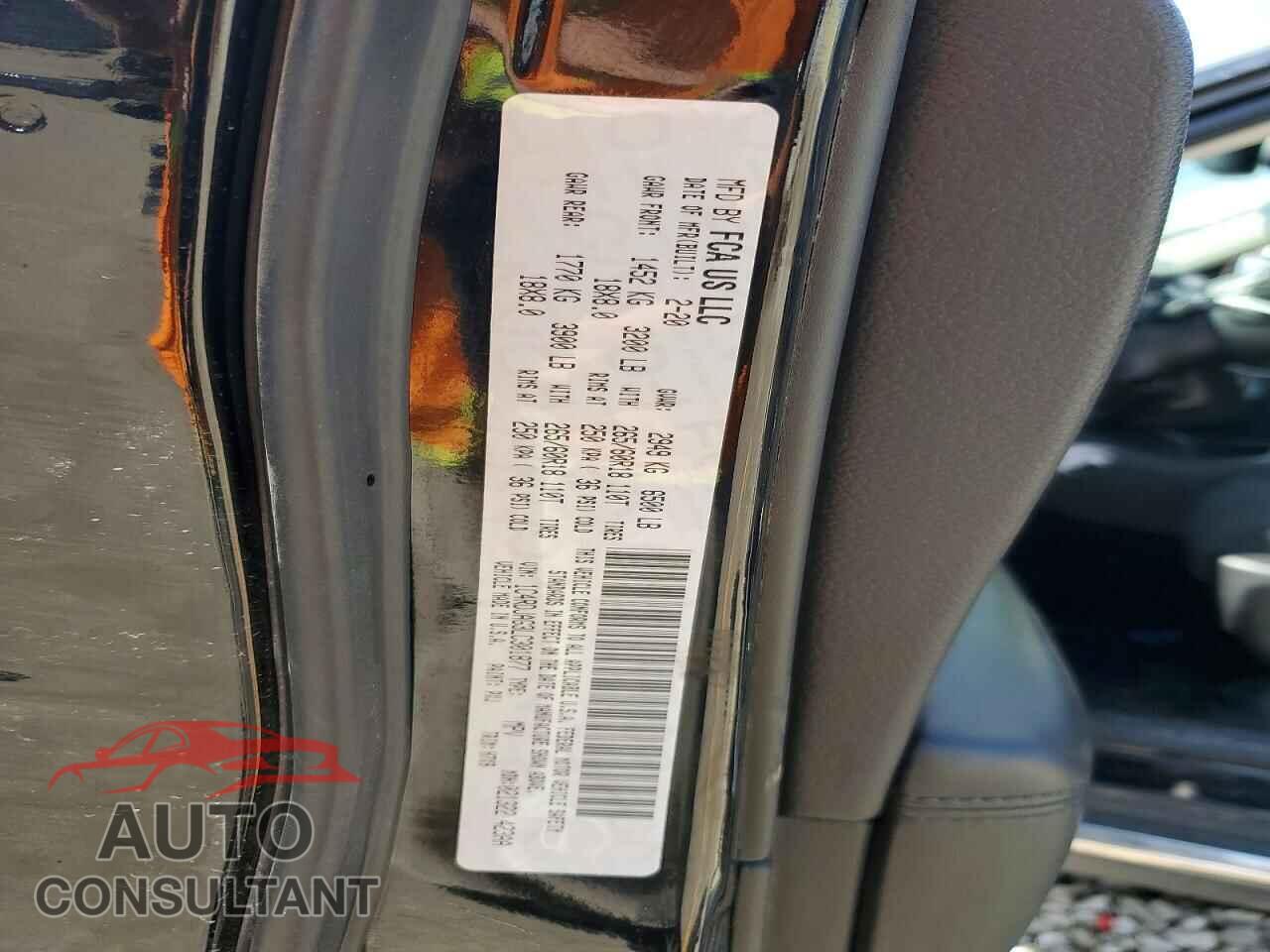 DODGE DURANGO 2020 - 1C4RDJAG3LC301877