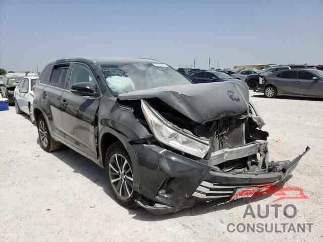 TOYOTA HIGHLANDER 2018 - 5TDKZRFH7JS538046