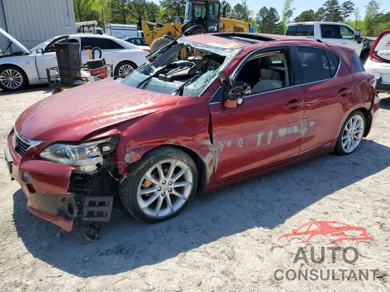 LEXUS CT 200 2012 - JTHKD5BH8C2094830