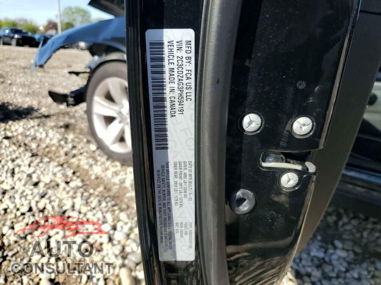 DODGE CHALLENGER 2023 - 2C3CDZAG3PH594191