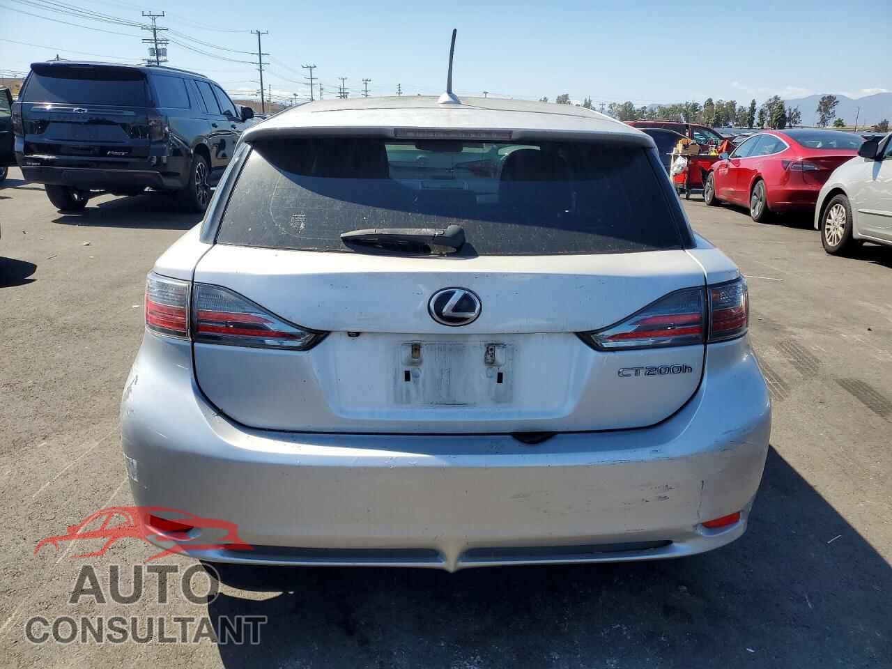 LEXUS CT 200 2012 - JTHKD5BH6C2104447