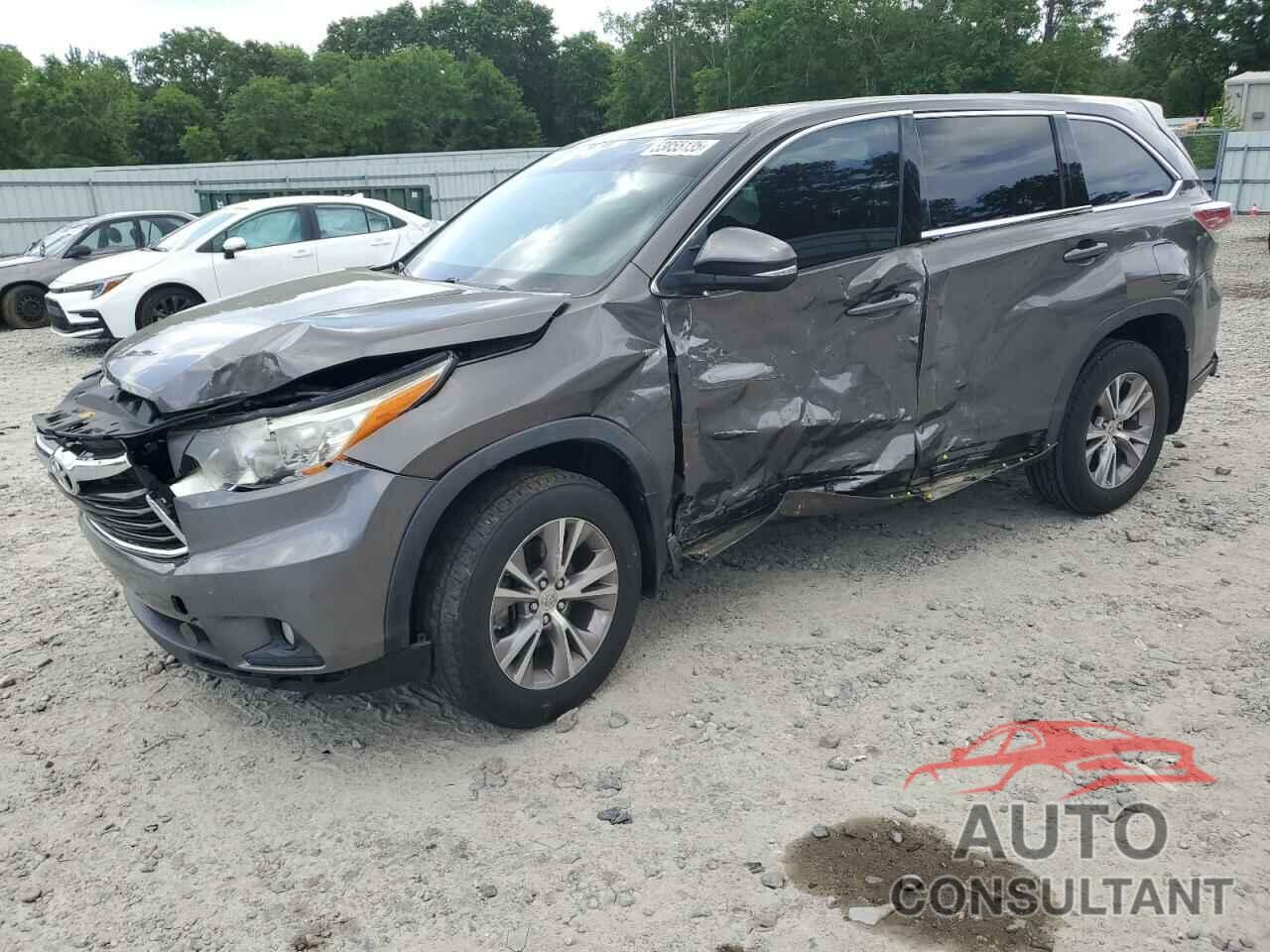 TOYOTA HIGHLANDER 2014 - 5TDZKRFH3ES007175