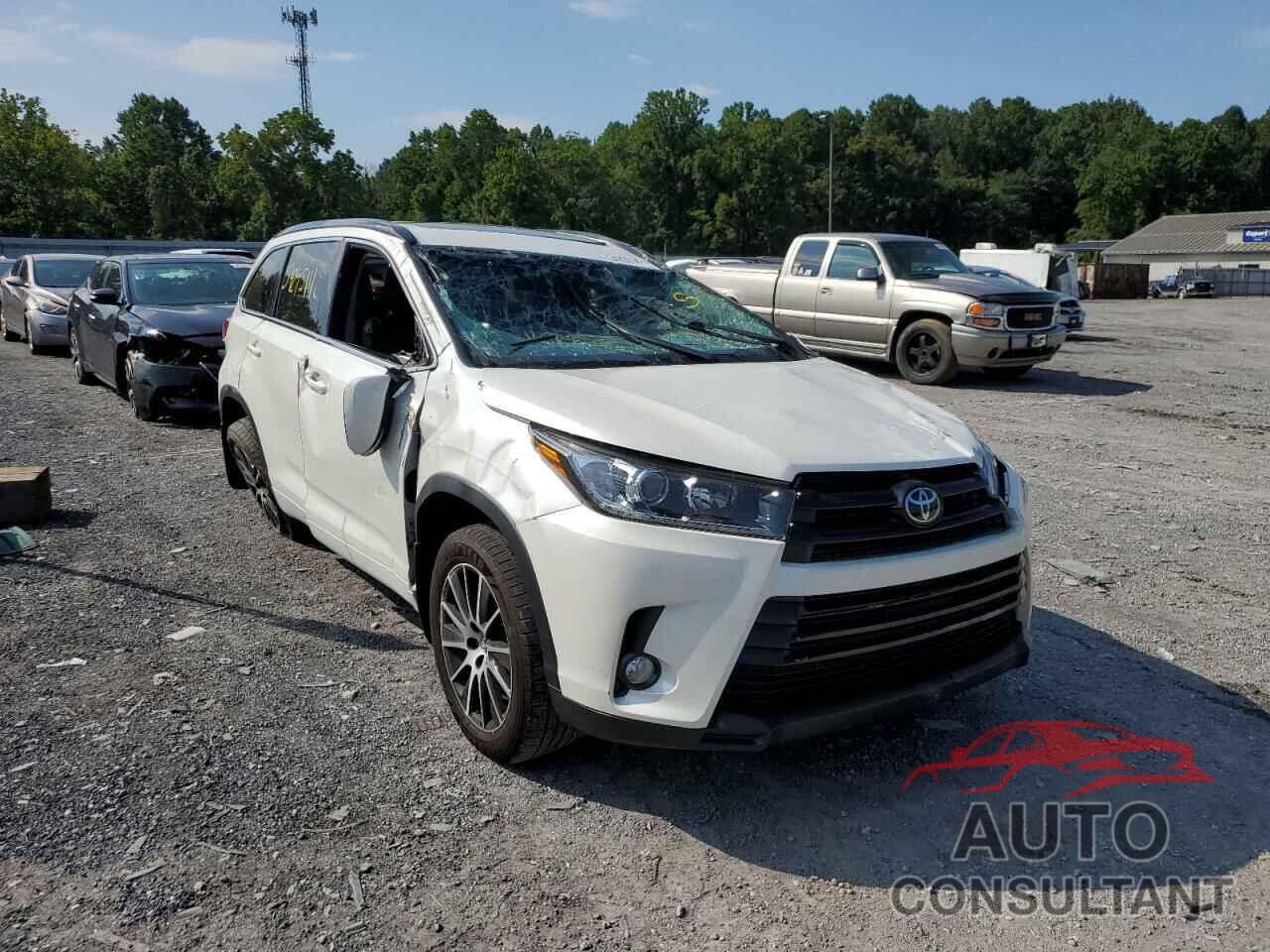 TOYOTA HIGHLANDER 2017 - 5TDJZRFH5HS473493