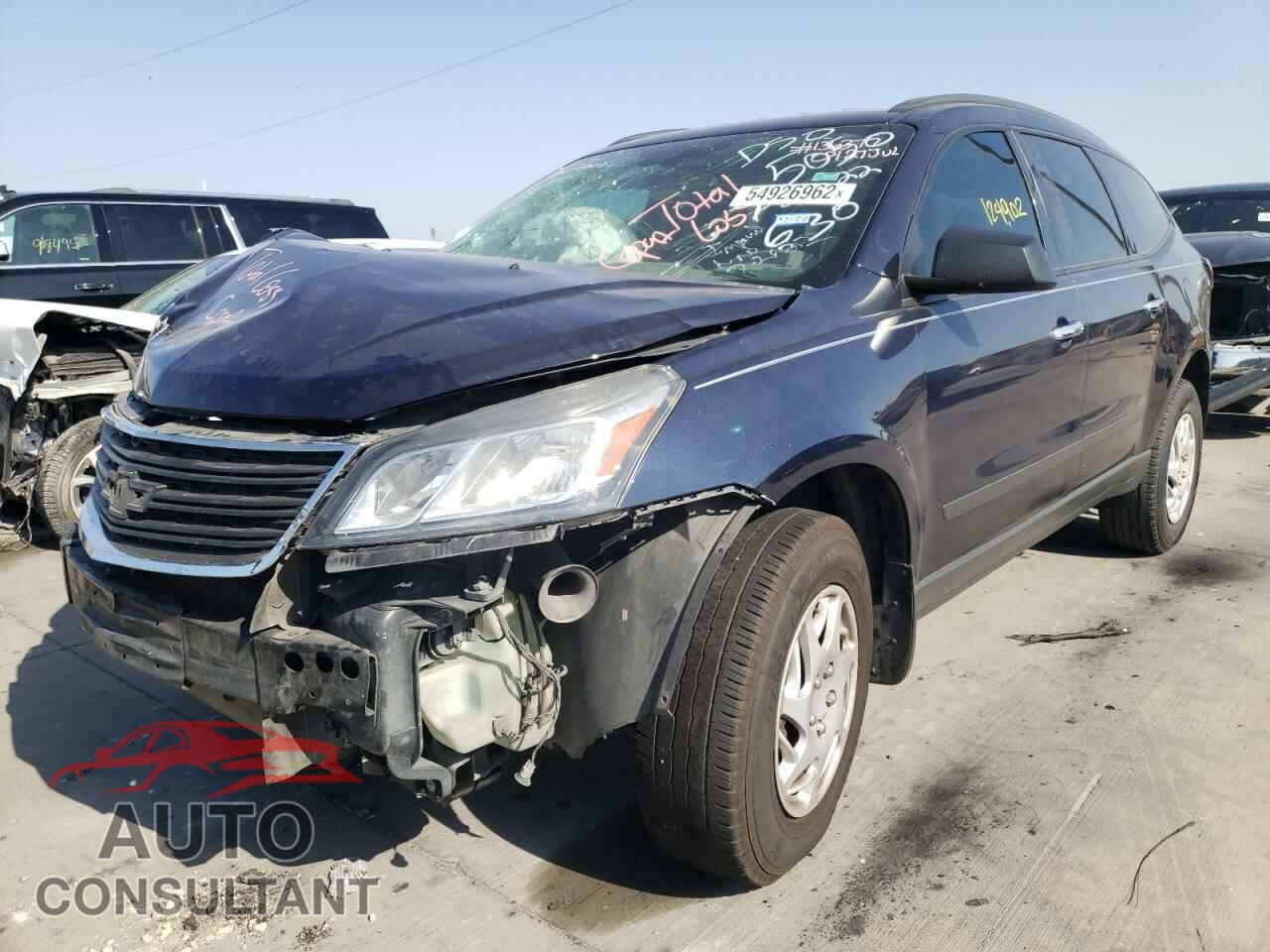 CHEVROLET TRAVERSE 2016 - 1GNKRFKD5GJ136377