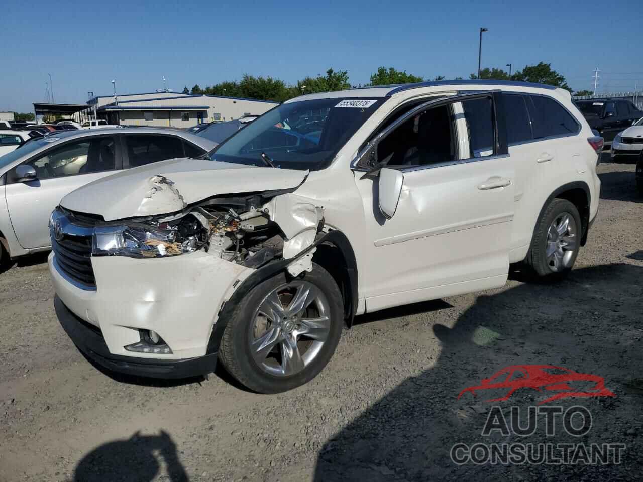 TOYOTA HIGHLANDER 2015 - 5TDDKRFHXFS146179