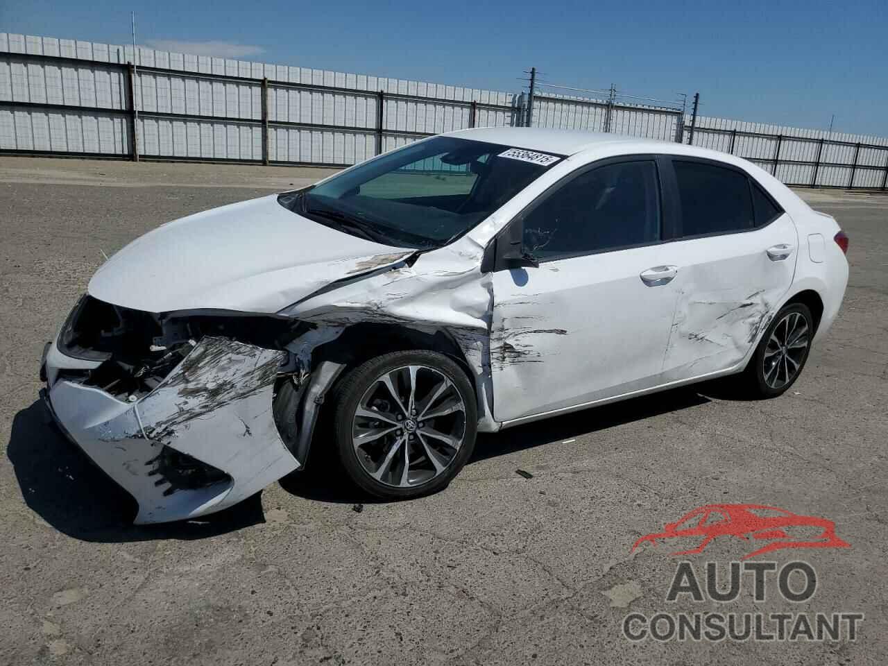 TOYOTA COROLLA 2019 - 2T1BURHE9KC196305