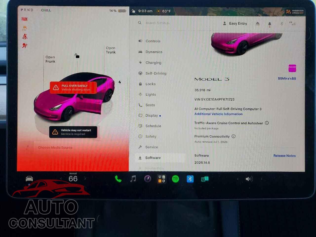 TESLA MODEL 3 2023 - 5YJ3E1EA4PF671723