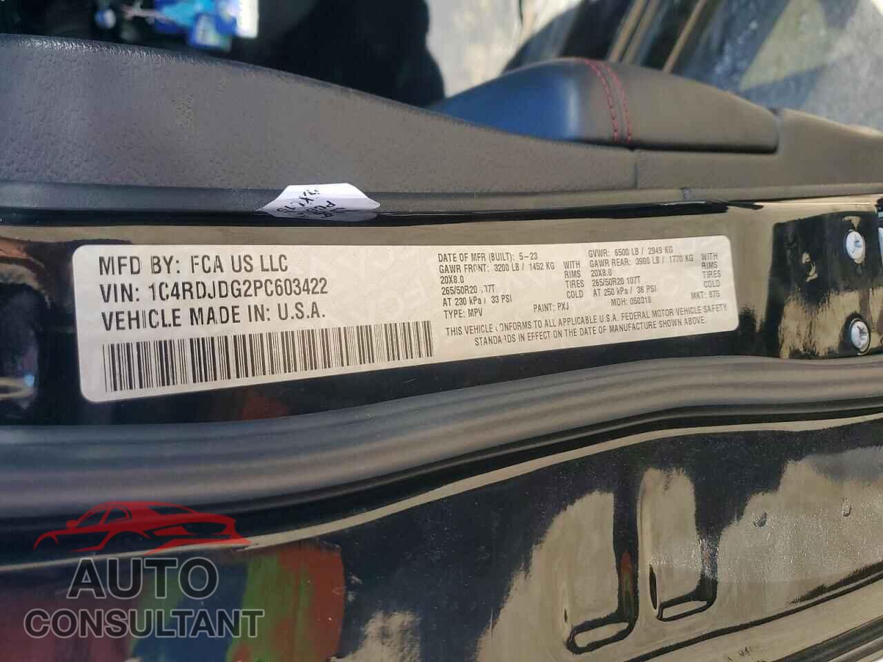 DODGE DURANGO 2023 - 1C4RDJDG2PC603422