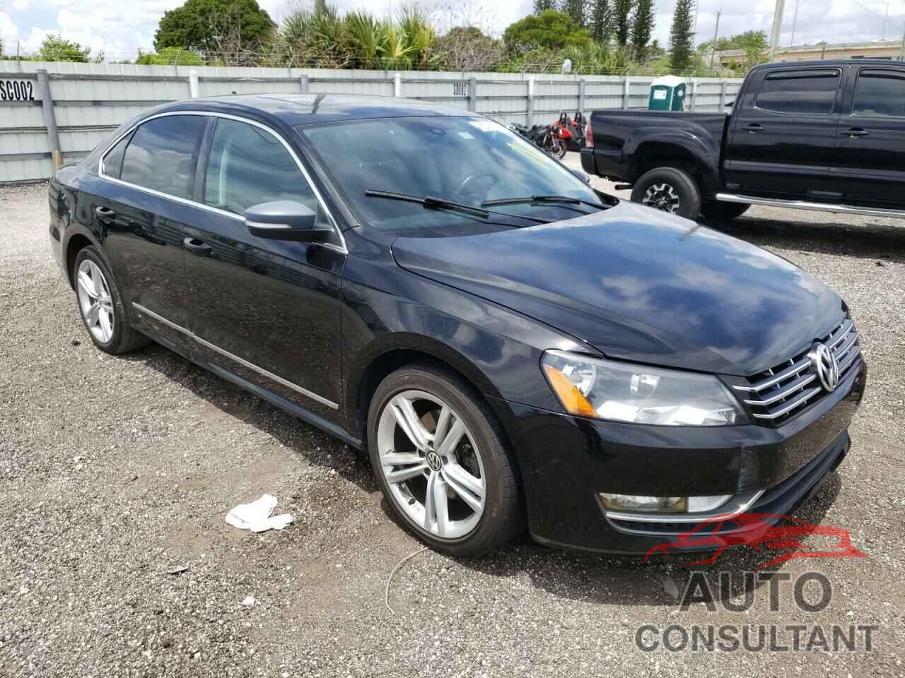 VOLKSWAGEN PASSAT 2012 - 1VWCN7A39CC099062