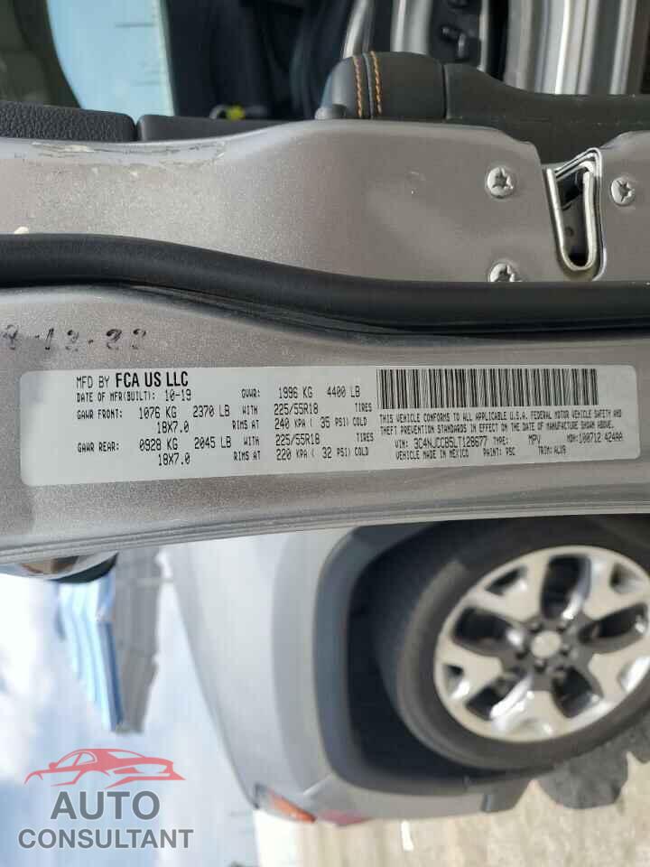 JEEP COMPASS 2020 - 3C4NJCCB5LT128677