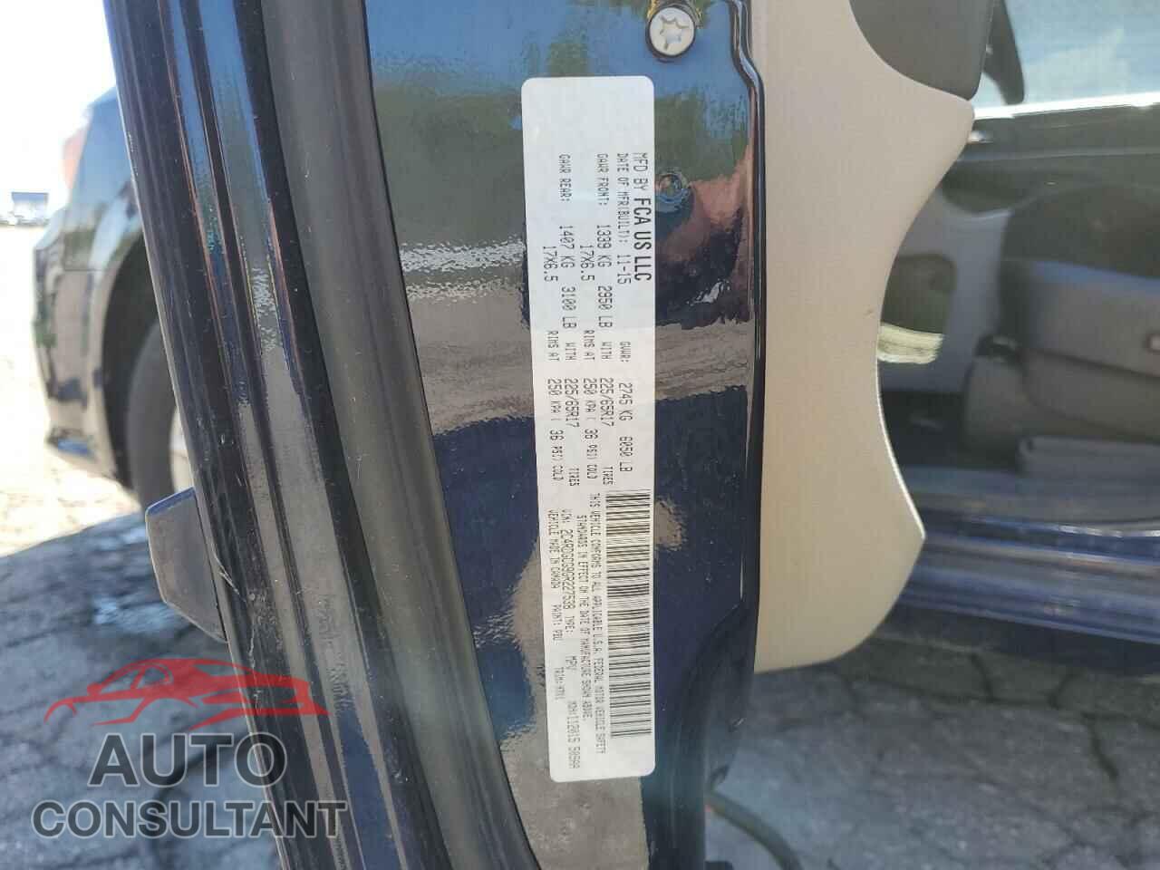 DODGE CARAVAN 2016 - 2C4RDGCG9GR227538