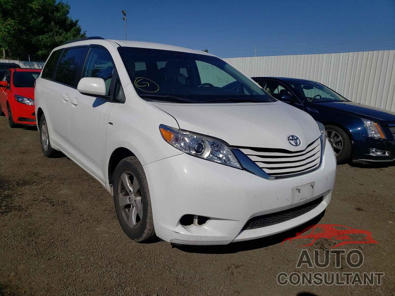 TOYOTA SIENNA 2016 - 5TDJK3DC1GS128789