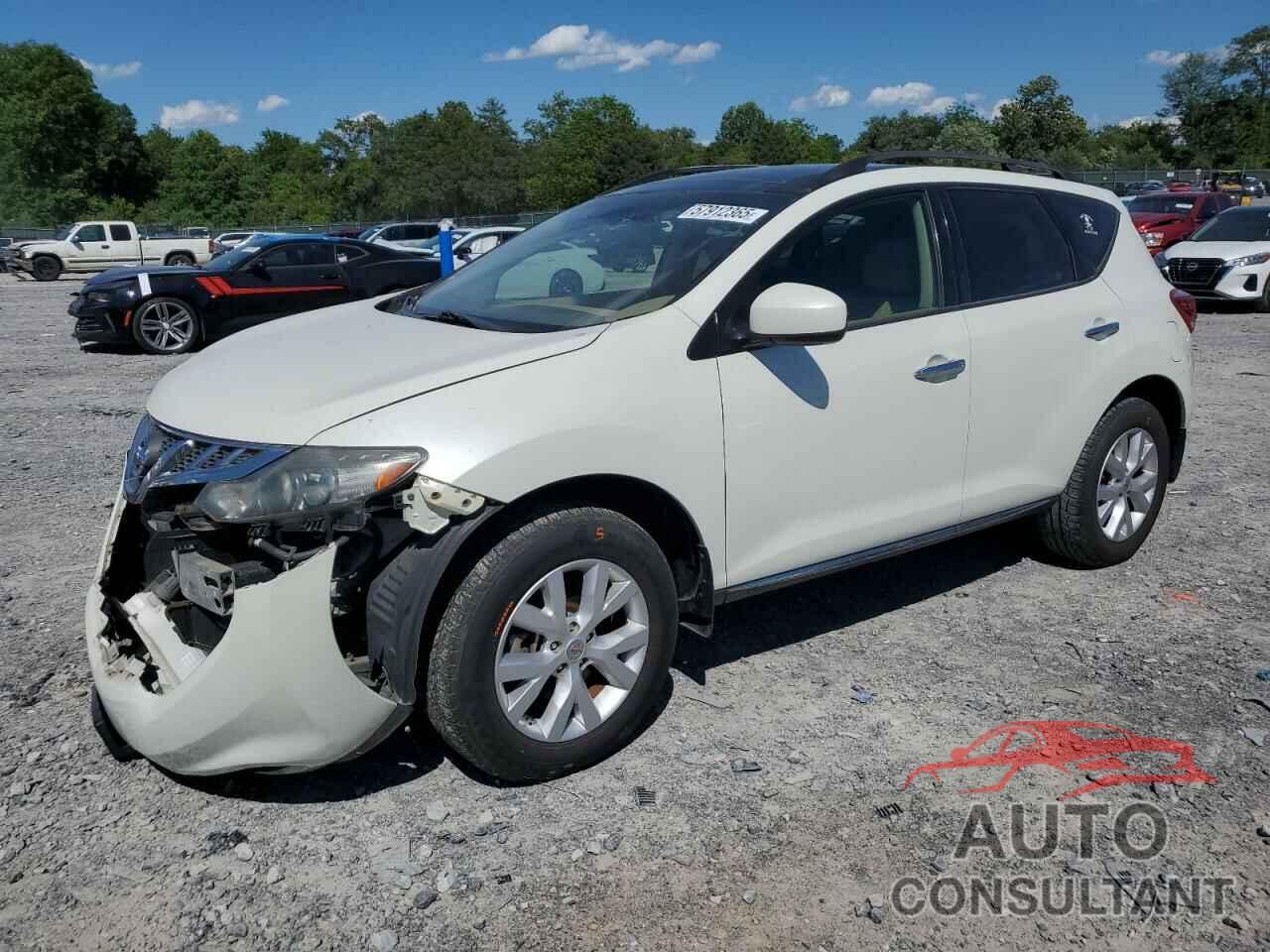 NISSAN MURANO 2012 - JN8AZ1MU2CW116965