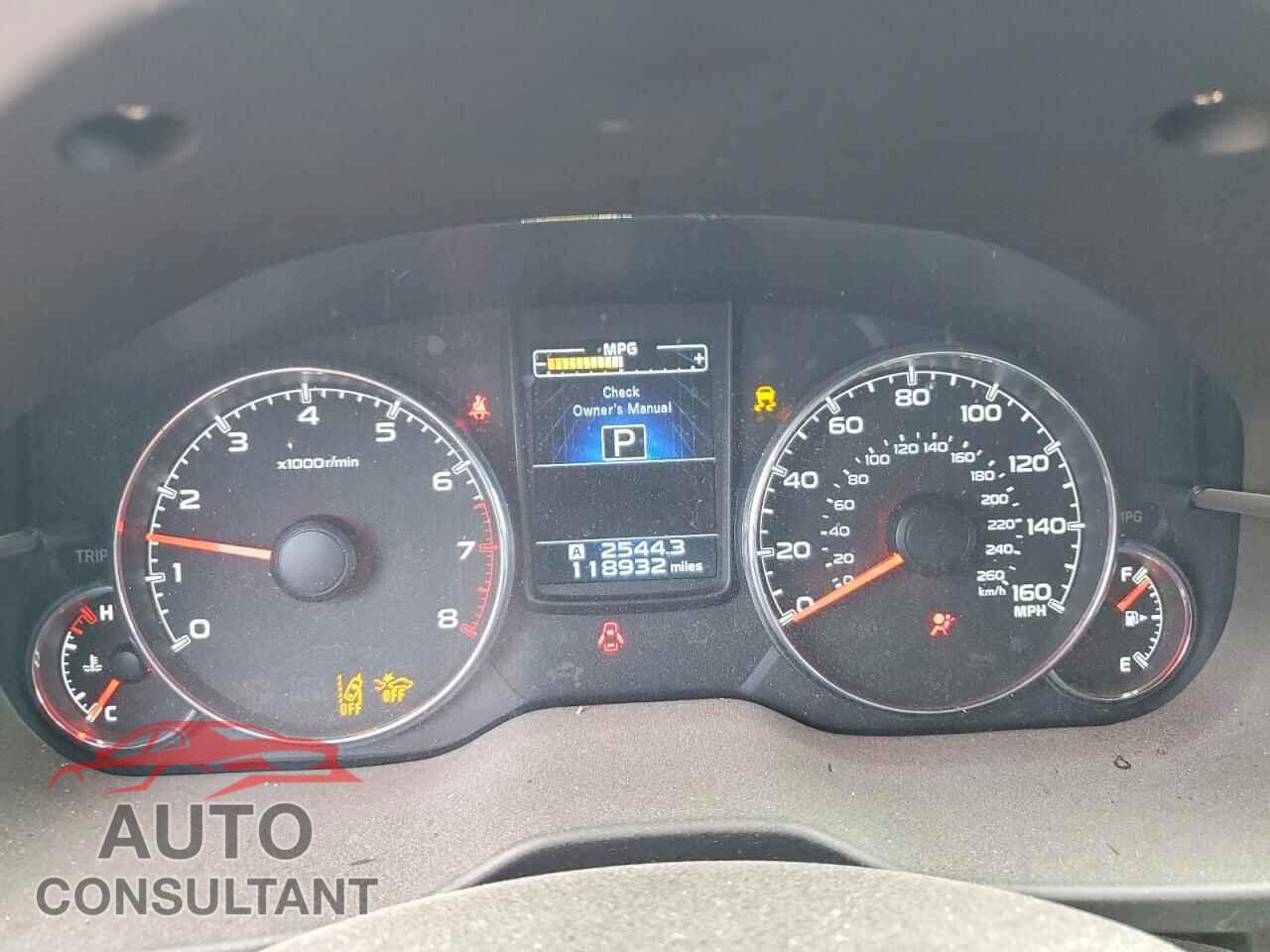 SUBARU OUTBACK 2013 - 4S4BRDPC2D2202639
