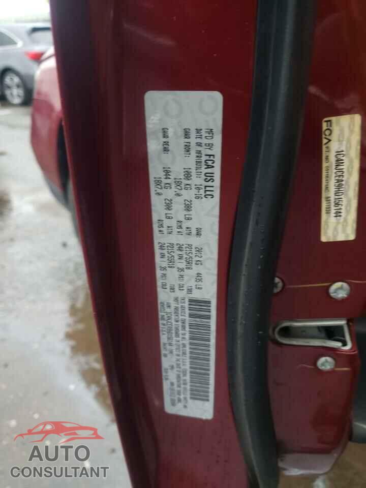 JEEP COMPASS 2017 - 1C4NJCEA9HD156144