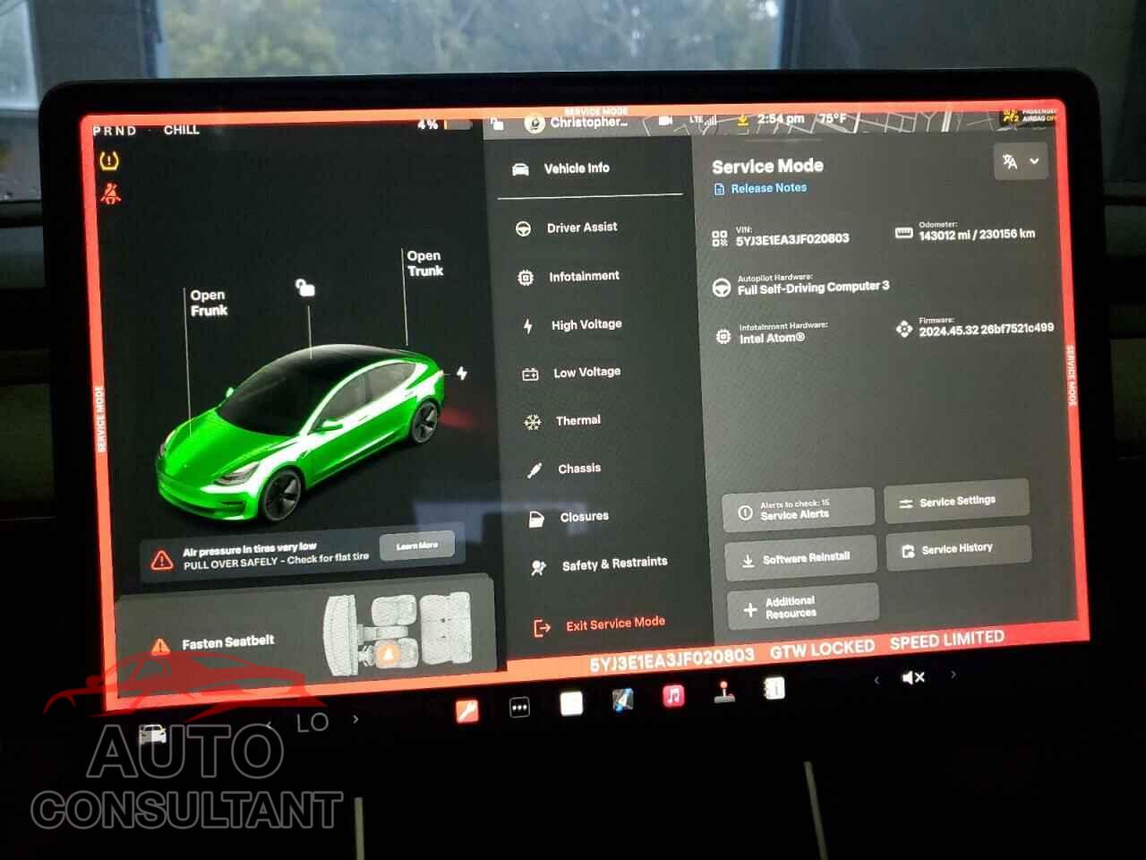 TESLA MODEL 3 2018 - 5YJ3E1EA3JF020803