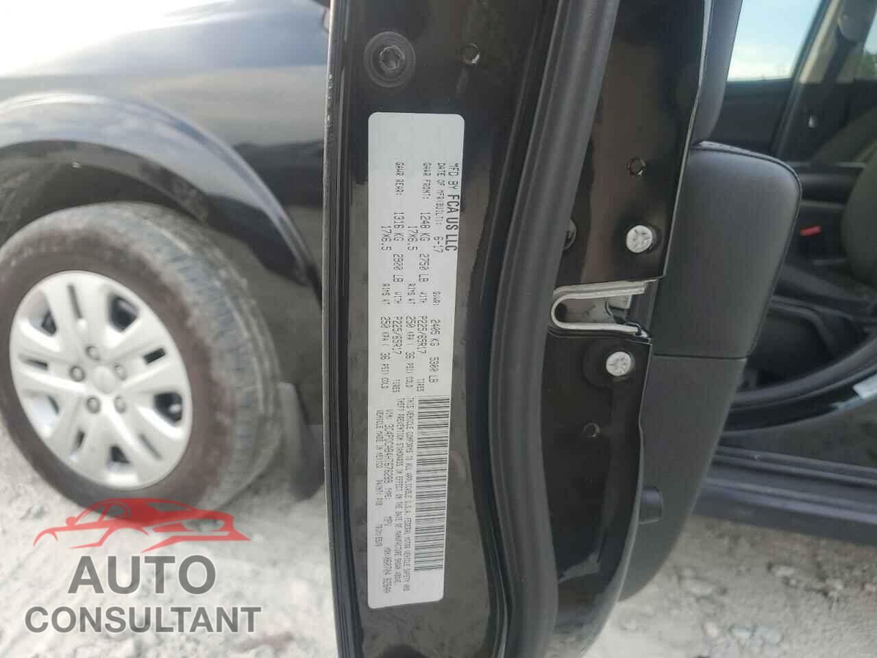 DODGE JOURNEY 2017 - 3C4PDCAB4HT676289
