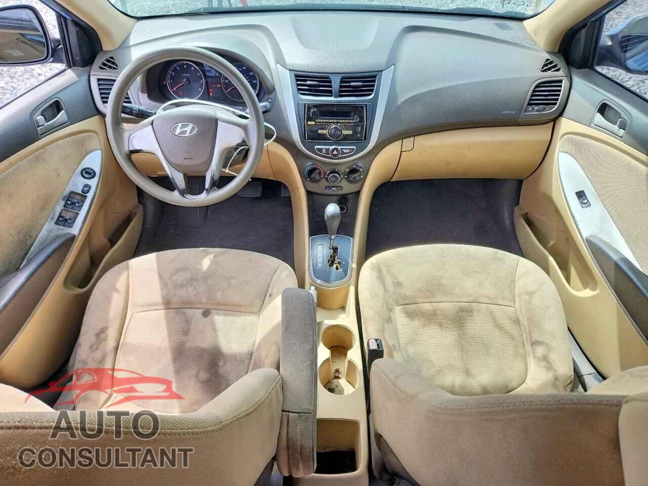 HYUNDAI ACCENT 2012 - KMHCT4AE8CU204348