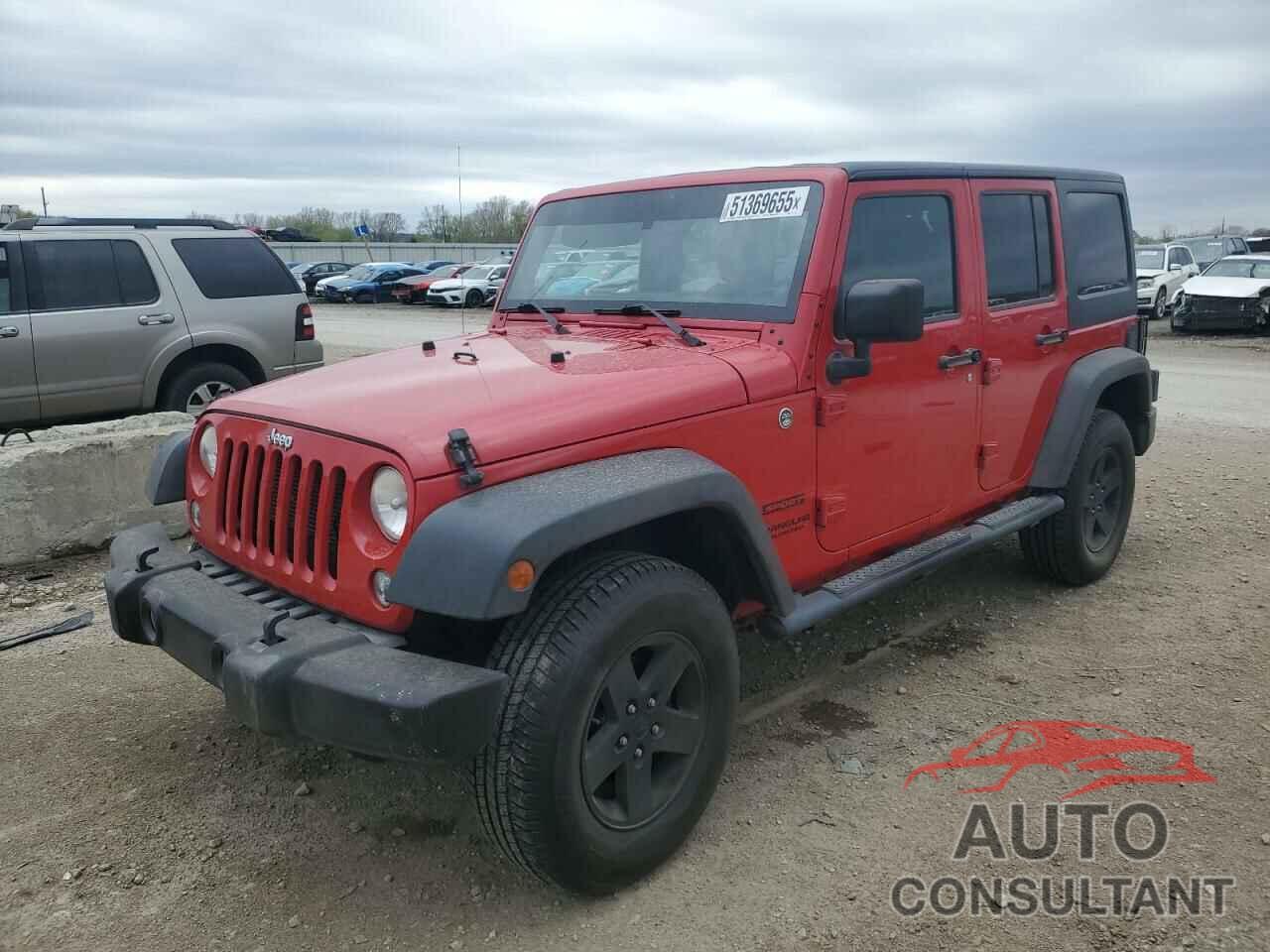 JEEP WRANGLER 2014 - 1C4BJWDG8EL100935