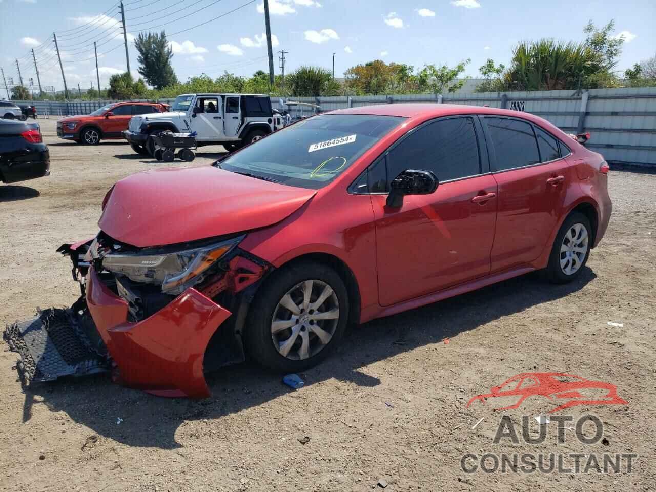 TOYOTA COROLLA 2021 - JTDEPMAE7MJ164199