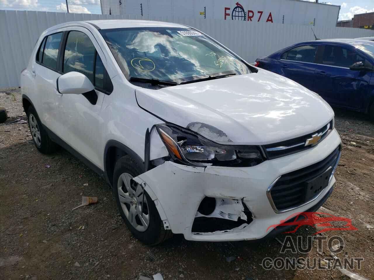 CHEVROLET TRAX 2017 - 3GNCJKSB0HL193695