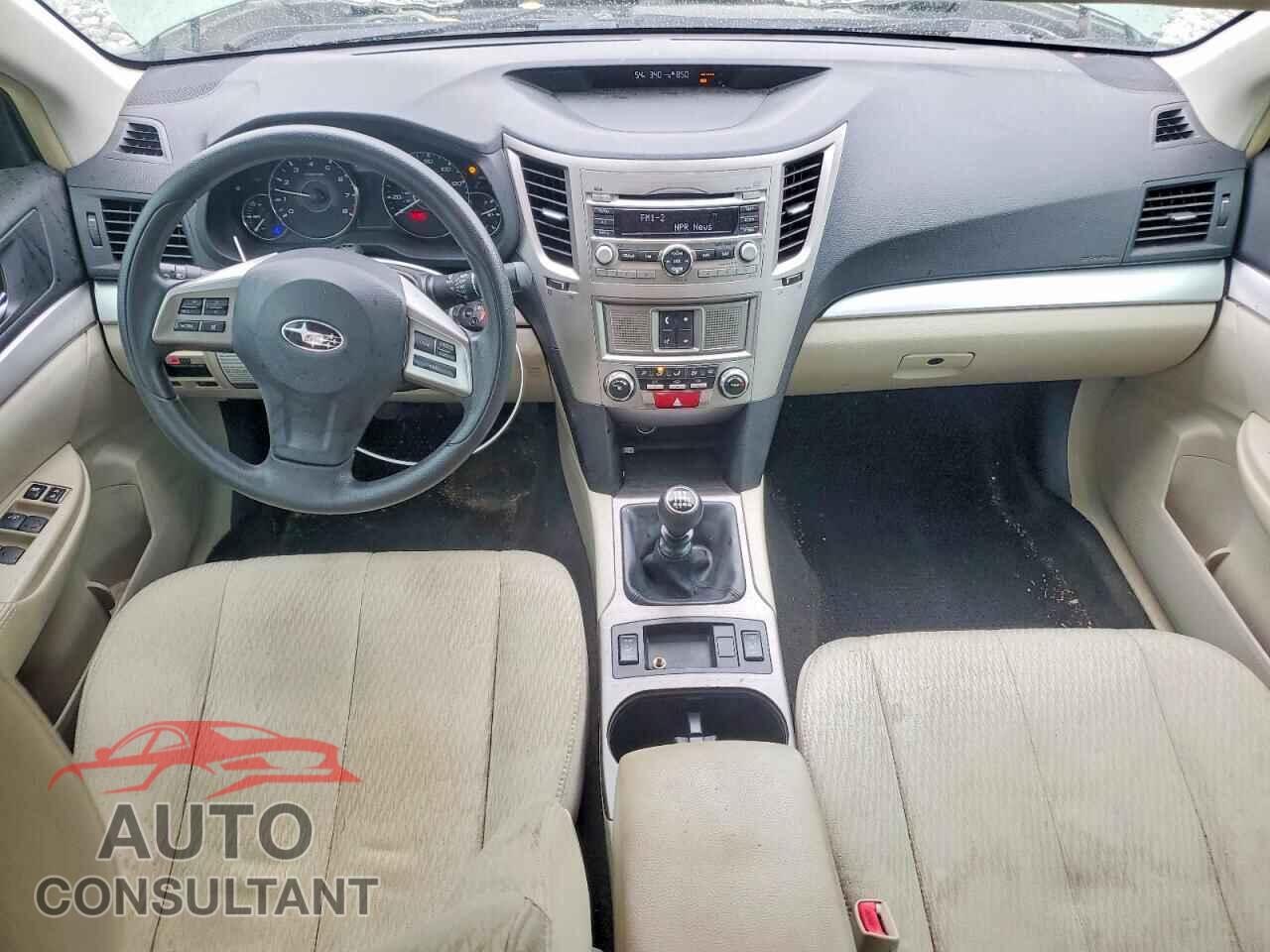 SUBARU OUTBACK 2012 - 4S4BRBAC4C1271124