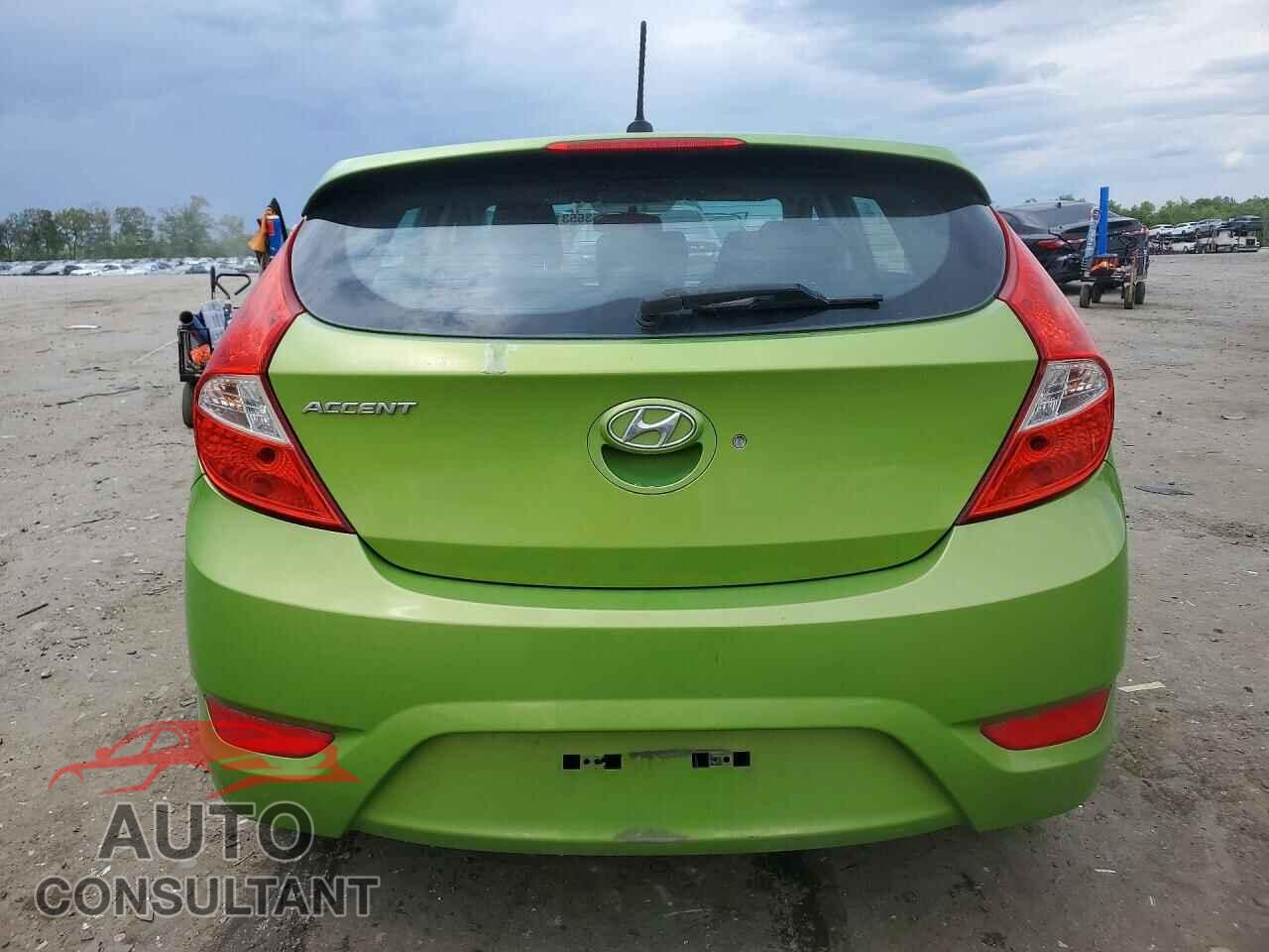 HYUNDAI ACCENT 2012 - KMHCU5AE6CU022652