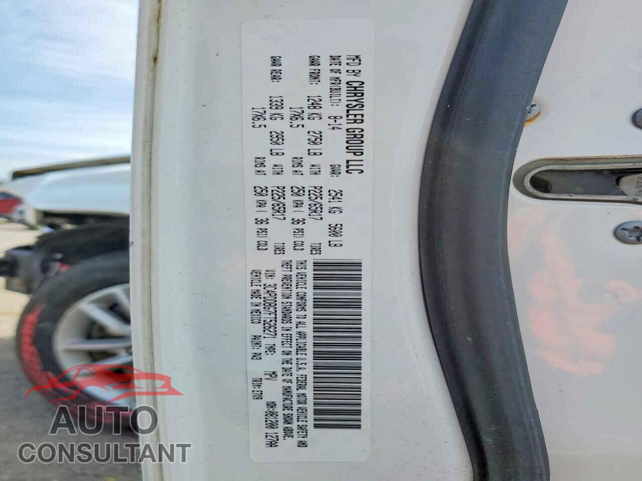 DODGE JOURNEY 2015 - 3C4PDDBG7FT526271