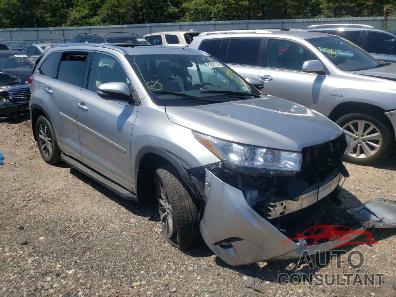 TOYOTA HIGHLANDER 2017 - 5TDJZRFH3HS399409