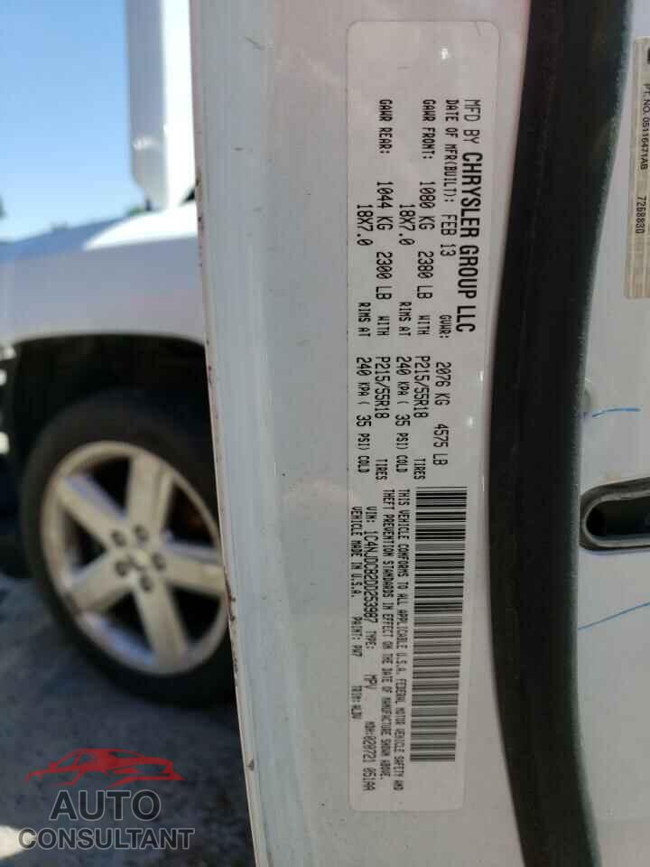 JEEP COMPASS 2013 - 1C4NJDCB2DD253987