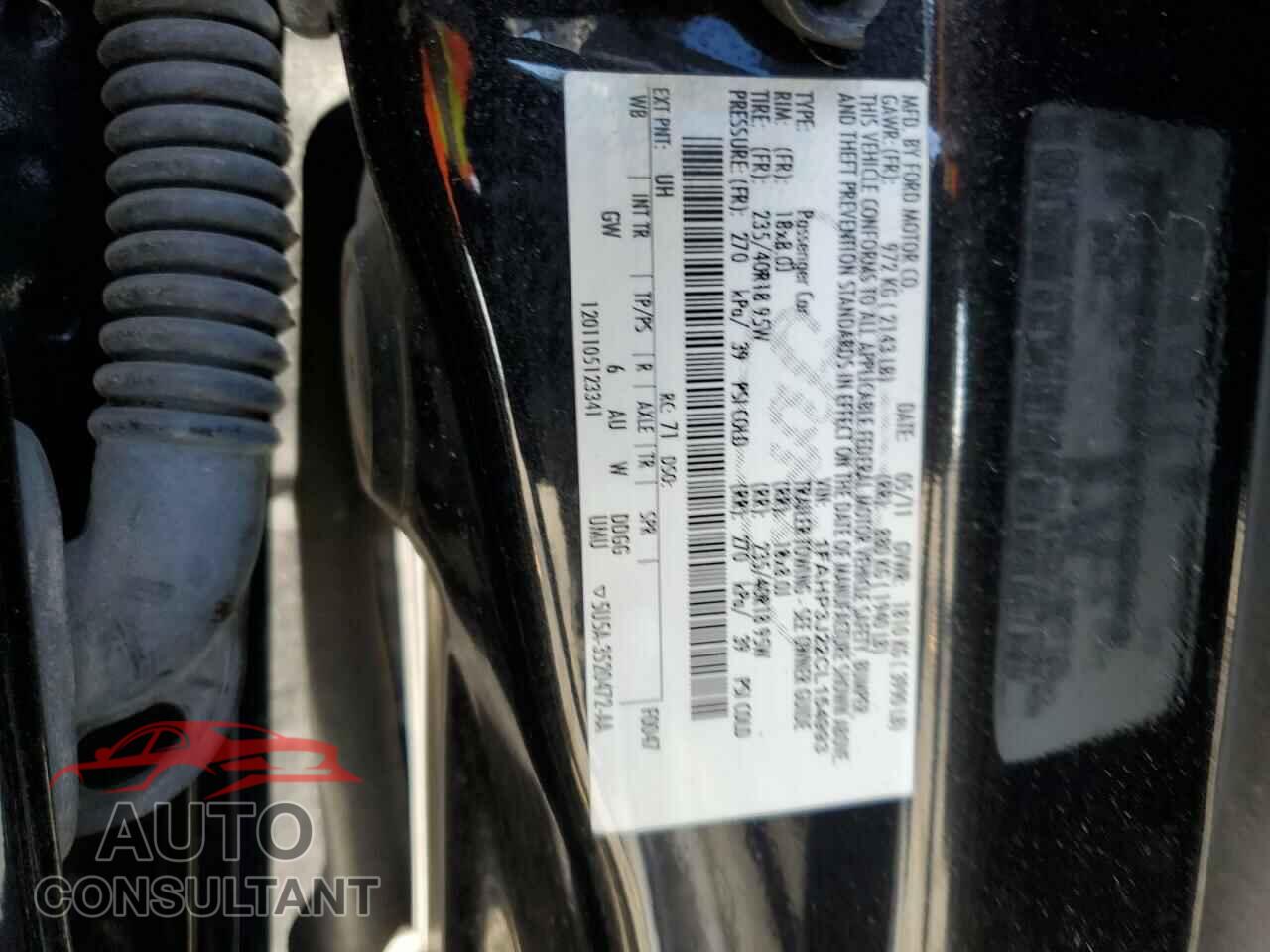 FORD FOCUS 2012 - 1FAHP3J22CL154993